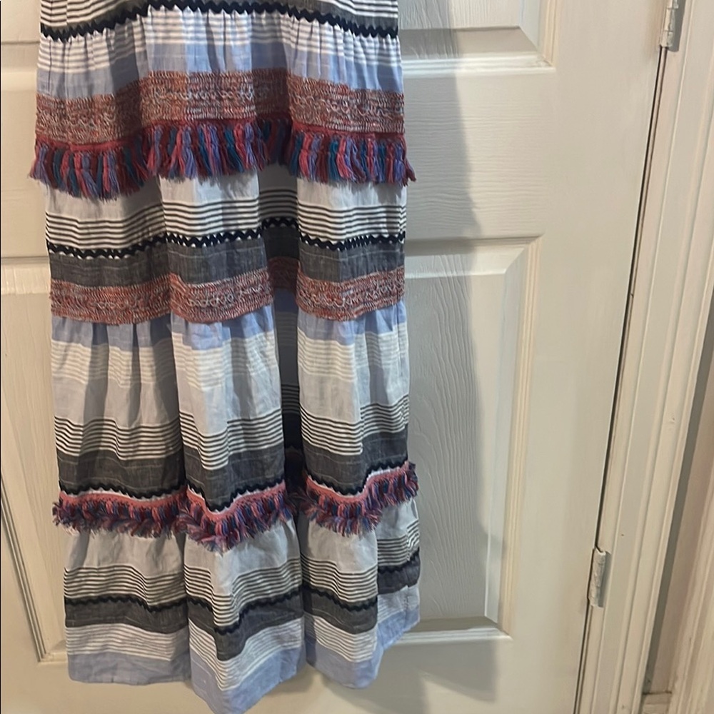 Zara Multicolor Striped Maxi Dress - Picture 3 of 9